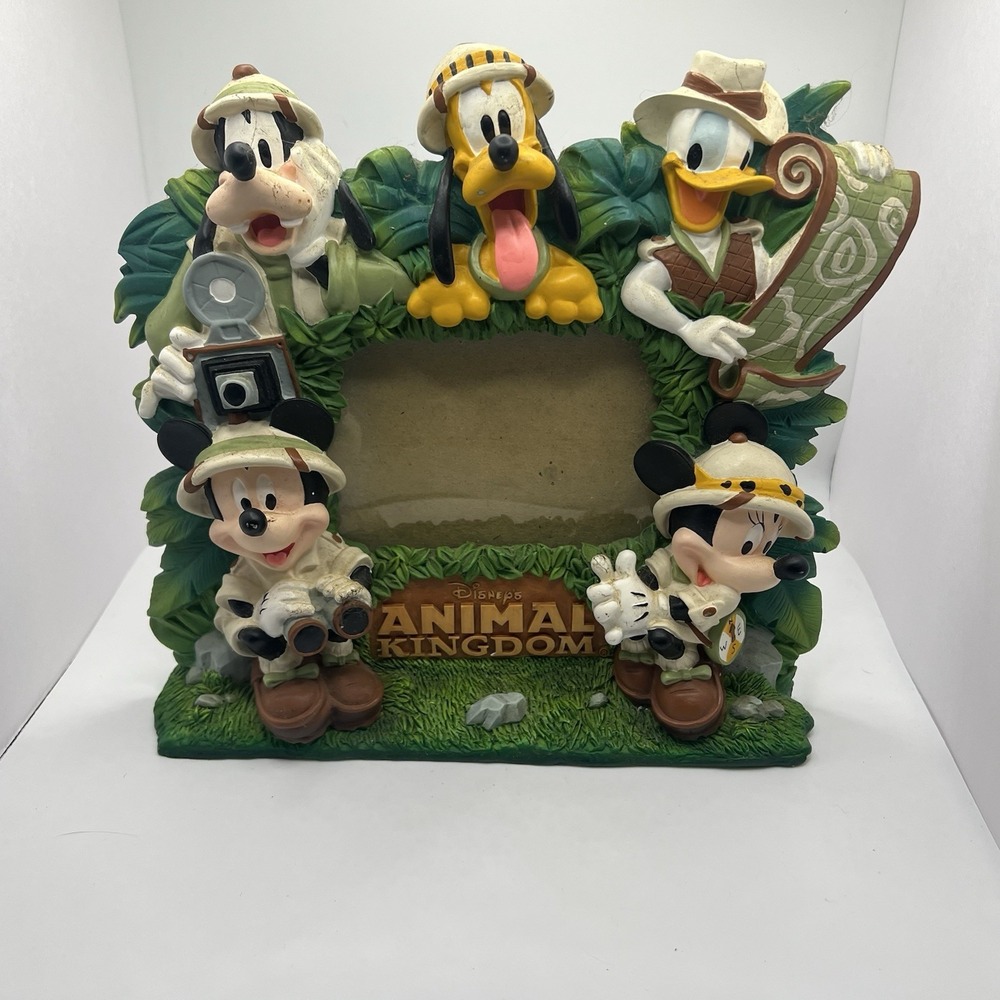 Disney3D  Animal Kingdom Photo Frame Mickey Minnie Goofy Pluto Donald Duck Theme